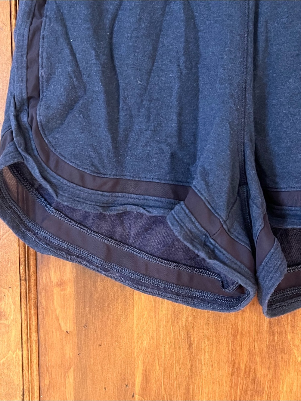 NWOT Athleta Breathe shortie shorts | Set of 2 | Navy & Heather Gray | Size S - Picture 9 of 17